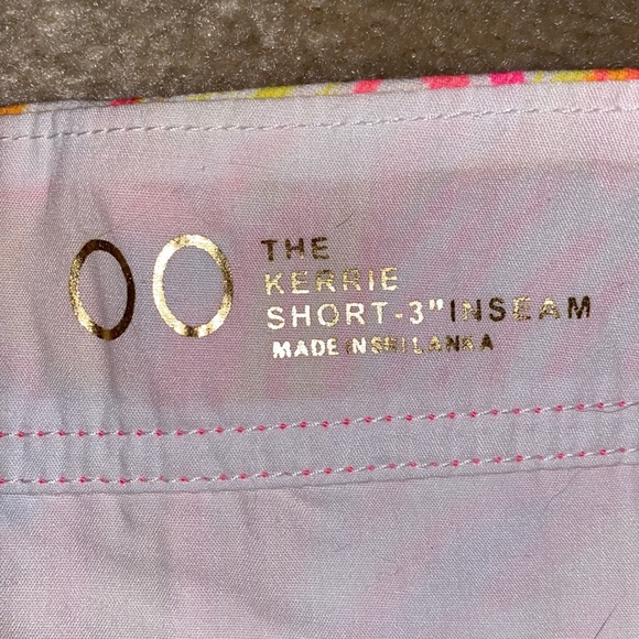 Lilly Pulitzer Kerrie Short 3” Inseam Size 00 NWOT Sun Splash - Picture 4 of 4